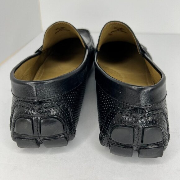 Mercanti Fiorentini MF-3601 Black Relax Slip-On Leather Size 12M Driving Loafers - Picture 5 of 9